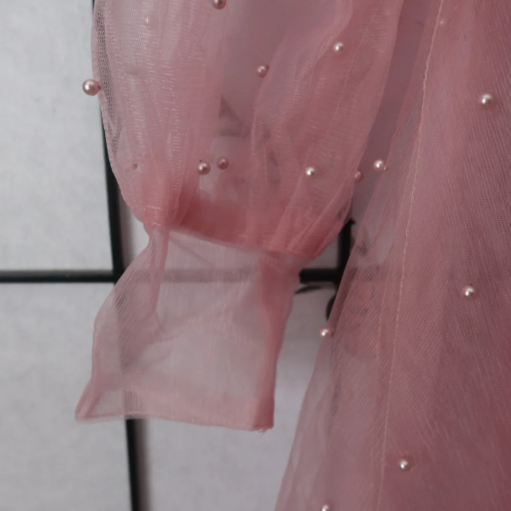 Flowy Pink Maternity Photo Shoot Dress Size XL - Picture 7 of 13